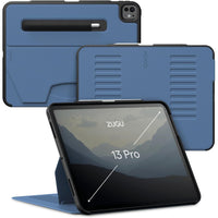Zugu Case iPad Pro 13" M4 2024 - Slate Blue-Magnetic Folio Case