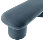 Modway Orla Performance Velvet Bench - Cadet Blue-9