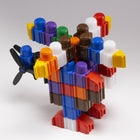 Snapo Jr. Building Blocks Mega Builders Kit - 125 Pieces-All Snapo blocks are 100% made in USA in our Reading, PA manufacturing facility