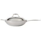 Tramontina Signature 12.5" Tri-Ply Clad Stainless Steel Wok - Induction Ready-Lifetime Warranty