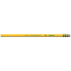 Ticonderoga Wood-Cased Pencils - Extra Soft - #1 B - Yellow - 12 Pack-Latex free eraser