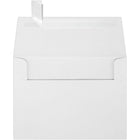Jam Paper A6 60 lb Invitation Envelopes with Peel & Seel - 4 3/4" H x 6 1/2" W - White - 50 Pack-Perfect for all occasions: If you’re looking for an envelope for baby shower or wedding invitations, holiday cards, pregnancy announcements, RSVPs, thank-you cards, save the dates, and more, our A6 LUXPaper envelope is an excellent option. These contoured flap envelopes are also perfect for direct mail, letters, postcards, and 4” x 6” photos so you can depend on them for mailing needs