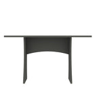 Manhattan Comfort Coney 53.14" Mid-Century Modern Dining Table - Grey-Mix and Match with Manhattan Comfort Dining Chairs and Benches