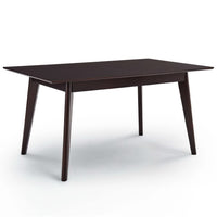 Modway Oracle 69" Rectangle Dining Table - Cappuccino-Modern Kitchen Table