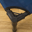 PawHut Elevated Dog Cot for Medium Dogs - Blue-Chip resistance steel frame holds up to 40lbs ensures long lasting use 