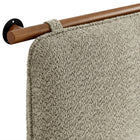 Modway Anela Wall-Mounted Chenille Upholstered Queen Headboard - Oatmeal Walnut-7