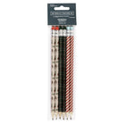 General Supply Goods + Co Pattern Pencils - 6 Pack-Wood Barrel