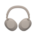 Sony WH-1000XM6 Over-Ear Wireless Noise Cancelling Headphones - Sandstone-Long Battery Life and Convenient Charging - Up to 30 hours of playback, with up to 3 hours of music using 3-minute quick charge. Bluetooth and audio cable charging supported