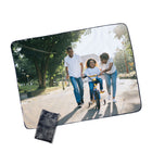 Staples Print Picnic Blanket-Black carrying bag included