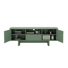 Manhattan Comfort Ella 59.1" Modern TV Stand - Sage Green-10
