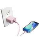 Scosche 6' USB-C to USB-C Charging Cable with Cable Wrap - Pink-Supports fast charging and data transfer