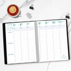 Blueline 2026 Planifi-Action 13-Month 7-Day Weekly/Monthly Planner - 11" x 8-1/2" - Black - French-50% post-consumer recycled paper