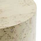 Modway Cosmos 35" Round Burl Wood Coffee Table - Bleached Burl-7