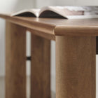 Modway Amistad 72" Wood Bench - Walnut-5
