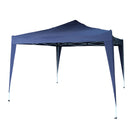 Dura Housewares Stadium Folding Gazebo - 10 x 10' - Blue-Canopy and cover made of polyester