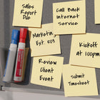 Staples Ultra Sticky Notes - 3" x 3" - Sunshine Collection - 12 Pack-Sunshine Collection adds a pop of colour to your notes