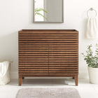 Modway Render 36" Bathroom Vanity Cabinet - Walnut-Smooth Laminate
