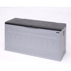 Dura Housewares Deck Storage Bench - 18"D x 22.8" H x 46" W - Grey-Perfect solution for all your outdoor patio storage needs