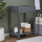 Modway Altura 24" Bathroom Vanity Cabinet - Grey-Non-Marking Foot Caps