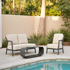 Zuo Rein Accent Chair - Beige-Dimensions: 33.5" L x 24.2" W x 31.9" H