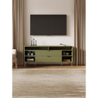 Manhattan Comfort DUMBO 62.99" Modern TV Stand - Olive Green-Recommended for up to a 60" TV