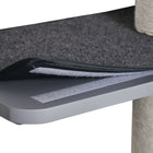 PawHut Wall-Mounted Cat Shelf with 4 Platforms and Scratching Posts - Light Grey-Modern grey tones blend seamlessly with any home decor style 
