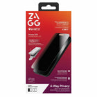 ZAGG InvisibleShield Glass XTR 4-Way Privacy Screen Protector for iPhone 17-Clean, Smudge-free Screen: The ClearPrint  surface treatment disperses the oil from your fingertips, making fingerprint smudges nearly invisible when your screen is turned on
