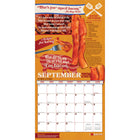 BrownTrout 2026 I Love Bacon Monthly Hanging Wall Calendar - 12" W x 24" H  - English-Large, Roomy Day Blocks - All major holidays and moon phases listed, with plenty of room for writing notes and appointments