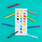 Art 101 Doodle & Draw Multimedia Wood Art Set - 136 PieceSet-Also includes 3 clear paint palettes, 2 sketch pencils, 2 paint brushes, 1 eraser, 1 pencil sharpener, 1 color chart, and 4 paper clips