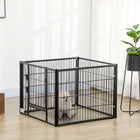 PawHut 6-Panel Heavy Duty Dog Playpen for Small Dogs - 59" x 24" -6 panels puppy pen