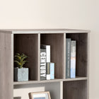 FurnitureR Side Shelf Bookcase - Brown -5