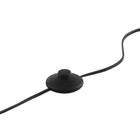 Modway Silo Glass Globe Glass and Metal Floor Lamp - Black-Assembly Required
