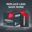 Duracell Procell 9V Alkaline Batteries - 12 Pack-Packaged in bulk and individually date-coded for effective inventory management