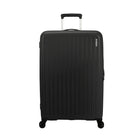 American Tourister 27" Rejoy Check-in Luggage - Large - 360-Degree Spinner - True Black-Dual Spinner wheels make it easy to navigate narrow airplane aisles as well as over a variety of surfaces