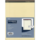 Cambridge Perforated Pads, 8-1/2" x 11-3/4", Wide-Ruled, Ivory, 50 Sheets Per Pad, 3 Pack-Lightly tinted paper reduces eye strain. 
