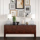 Hudson&Canal Laelia 24.75" Tall Table Lamp with Fabric Shade - Clear Glass/Blackened Bronze/White-Includes a 6 ft. cord with rotary socket switch
