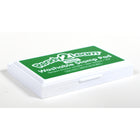 Ready 2 Learn Washable Stamp Pad - Green - 6 Pack-Easy to store: This ink pad is packaged in a sturdy plastic flip case for easy storage. If the ink is a little dry, revive it with a few drops of water.