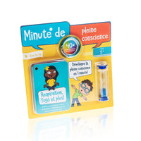 Open The Joy Minute of Mindfulness Pocket Format - French Version-Compact and easy to use, it helps incorporate calming and refocusing moments into daily routines—whether at home, in the classroom, or in childcare settings