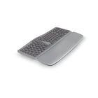 BlueDiamond Ergo Wireless Keyboard with Detachable Wrist Rest - English Layout-Wireless Connectivity: Enjoy wireless freedom with connectivity via 2.4G wireless USB-A receiver