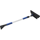 Aurora Tools Snow Brush - Telescopic - EVA Foam Blade - 48" Long - Black/Blue - 3 Pack-Rotating head with plastic bristles
