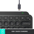 Logitech MX Keys Mini Minimalist Wireless Illuminated Keyboard - USB-C - Black-Multi-Device, Multi OS: Pair MX Keys Mini compact keyboard with up to 3 devices on nearly any operating system via Bluetooth Low Energy and switch between them seamlessly