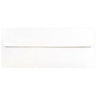 JAM Paper #10 Foil Lined Envelopes, 4 1/8 x 9.5, White with Silver Lining, 500 Pack (95157H)-White-silver foil lined paper envelope