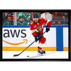 Sam Reinhart Florida Panthers - Framed Canvas - 31" x 22"-Premium canvas print with gallery-wrapped edges