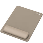 Fellowes Breyta XL Mousepad Wrist Rest with HEX Cushion - Sand-The soft touch, anti-dust coated wrist rest provides a premium finish and smooth mousing experience