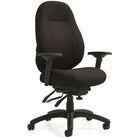 Staples ObusForme Professional Medium Back Multi-Tilter Office Chair - Fusion Carbon Fabric - Black-Medium back multi-tilter chair