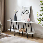 Manhattan Comfort Celine 47.24" Modern Console Table - White-Recommended for up to a 45" TV