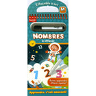 Beaver Books Numbers To Be Erased - Kindergarten - French-Educationnal Book With Erasable Pen