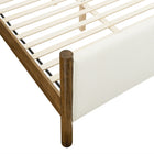 Modway Maven Full Size Boucle Upholstered Platform Bed - Feather Walnut-7