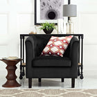 Modway Prospect Performance Velvet Armchair - Black-Performance Velvet Upholstery