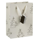 Gry Mattr Large Gift Bag - Green Trees Pattern- Includes durable handles and matching gift tag